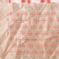 Shree Shyam Fashion Elegant Beige & Coral Linen Saree with Zari Border and Abstract Pattern - Premium Festive & Office Wear