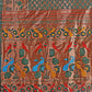 Astita Vibrant Copper & Green Banarasi Silk Saree with Colorful Pallu - Perfect Blend of Tradition and Festive Elegance | Swadesiicart