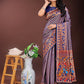 Astita Vibrant Copper & Navy Blue Banarasi Silk Saree with Colorful Pallu - Perfect Blend of Tradition and Festive Elegance | Swadesiicart
