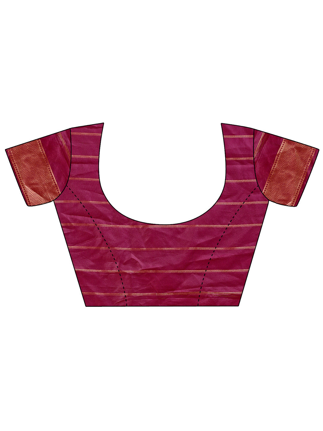 Astita Vibrant Copper & Magenta Banarasi Silk Saree with Colorful Pallu - Perfect Blend of Tradition and Festive Elegance | Swadesiicart