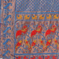 Astita Fiery Blue Banarasi Silk Saree with Gold Zari and Colorful Pallu - Perfect for Bridal,Wedding & Festive Glamour | Swadesiicart