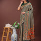Astita Fiery Green Banarasi Silk Saree with Gold Zari and Colorful Pallu - Perfect for Bridal,Wedding & Festive Glamour | Swadesiicart