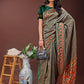 Astita Fiery Green Banarasi Silk Saree with Gold Zari and Colorful Pallu - Perfect for Bridal,Wedding & Festive Glamour | Swadesiicart