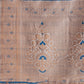 Shree Shyam Fashion Graceful Blue & Beige Lichi Silk Saree with Elegant Woven Pallu - Timeless Beauty for Every Occasion