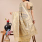 Shree Shyam Fashion Cream Cotton Woven Zari Work Traditional Tassel Saree