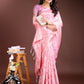 Shree Shyam Fashion Pink Linen Cotton Saree - Elegant Simplicity for Everyday Grace