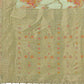 Shree Shyam Fashion Elegant Light Green Linen Cotton Saree with Floral Weave & Soft Gold Pallu - Graceful Choice for Casual,Office & Festive Looks