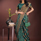 Astita Majestic Dark Green Banarasi Silk Saree with Golden Zari - Timeless Indian Ethnic Elegance for Weddings & Festive Occasions | Swadesiicart