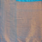 Shree Shyam Fashion Teal Blue Linen Cotton Saree with Golden Zari Leaf Woven Design & Rich Pallu - Festive Wear | Office Look | Soft Drape