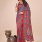 Shree Shyam Fashion Elegant Pink Jacquard Linen Cotton Saree with Traditional Multicolor Weave & Tassel Pallu - Festive & Casual Wear for Women
