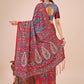 Shree Shyam Fashion Elegant Pink Jacquard Linen Cotton Saree with Traditional Multicolor Weave & Tassel Pallu - Festive & Casual Wear for Women