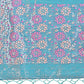 Shree Shyam Fashion Premium Pink & Sky Blue Floral Woven Lichi Silk Saree with Rich Pallu & Tassels - Festive & Party Wear for Women