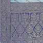 Shree Shyam Fashion Sky Blue & Green Lichi Silk Saree with Rich Woven Border and Zigzag Pattern - Wedding & Festive Wear