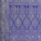 Shree Shyam Fashion Blue & Navy Blue Lichi Silk Saree with Rich Woven Border and Zigzag Pattern - Wedding & Festive Wear