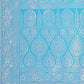 Shree Shyam Fashion Yellow & Sky Blue Lichi Silk Saree with Rich Woven Border and Zigzag Pattern - Wedding & Festive Wear