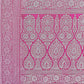 Shree Shyam Fashion Light Pink & Magenta Lichi Silk Saree with Rich Woven Border and Zigzag Pattern - Wedding & Festive Wear