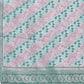 Shree Shyam Fashion Radiant Teal Silk Saree with Pink & Blue Floral Pattern - Perfect for Weddings & Festive Glamour