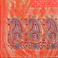 Shree Shyam Fashion Grace in Every Thread - Peach & Beige Linen Cotton Saree with Royal Paisley Charm