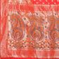 Shree Shyam Fashion Grace in Every Thread - Red & Beige Linen Cotton Saree with Royal Paisley Charm