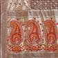 Shree Shyam Fashion Grace in Every Thread - Brown & Beige Linen Cotton Saree with Royal Paisley Charm