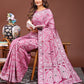Shree Shyam Fashion Graceful Pink Printed Saree - A Symphony of Culture and Feminine Charm