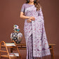 Shree Shyam Fashion Graceful Purple Printed Saree - A Symphony of Culture and Feminine Charm