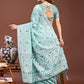 Shree Shyam Fashion Graceful Sea Green Printed Saree - A Symphony of Culture and Feminine Charm