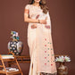 Shree Shyam Fashion Elegant Cream Woven Work Saree - A Whiff of Tradition Wrapped in Grace
