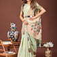 Shree Shyam Fashion Light Green Jacquard Saree with Tassels - Radiate Soft Elegance and Timeless Beauty