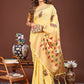 Shree Shyam Fashion Yellow Jacquard Saree with Tassels - Radiate Soft Elegance and Timeless Beauty