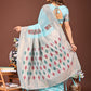 Shree Shyam Fashion Sky Blue Jacquard Saree with Tassels - Radiate Soft Elegance and Timeless Beauty