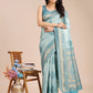 Astita Sea Green Banarasi silk Woven Zari Work Traditional Tassel Saree | Swadesiicart