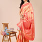 Astita Orange & Red Banarasi silk Woven Zari Work Traditional Tassel Saree | Swadesiicart