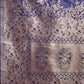 Astita Emerald Navy Blue Banarasi Silk Saree with Zari Floral Work - Elegance Woven in Every Thread | Swadesiicart