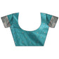 Astita Emerald Sea Green Banarasi Silk Saree with Zari Floral Work - Elegance Woven in Every Thread | Swadesiicart