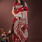 Astita Graceful Maroon Banarasi Silk Saree with Silver Zari - Perfect Ethnic Wear for Weddings & Festive Moments | Swadesiicart