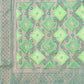 Shree Shyam Fashion Radiant Light Green Linen Cotton Patola Saree - Where Tradition Dances with Elegance