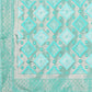 Shree Shyam Fashion Radiant Sea Green Linen Cotton Patola Saree - Where Tradition Dances with Elegance