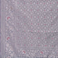 Shree Shyam Fashion Elegant Grey Linen Cotton Saree with Silver Zari - Perfect Blend of Comfort & Charm