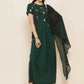 Women Republic Green Hand Embellished Gown | Swadesiicart