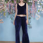 Joban Fashion Navy Blue Coord Set with inner - Swadesiicart