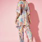 Myshka Multi Printed Women Bling & Sparkly Co-Ords - Swadesiicart