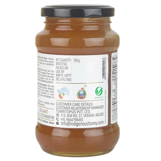 Indigenous Honey Raw Organic Honey Unprocessed Unfiltered Unpasteurized Pure Natural Original Honey - Swadesiicart