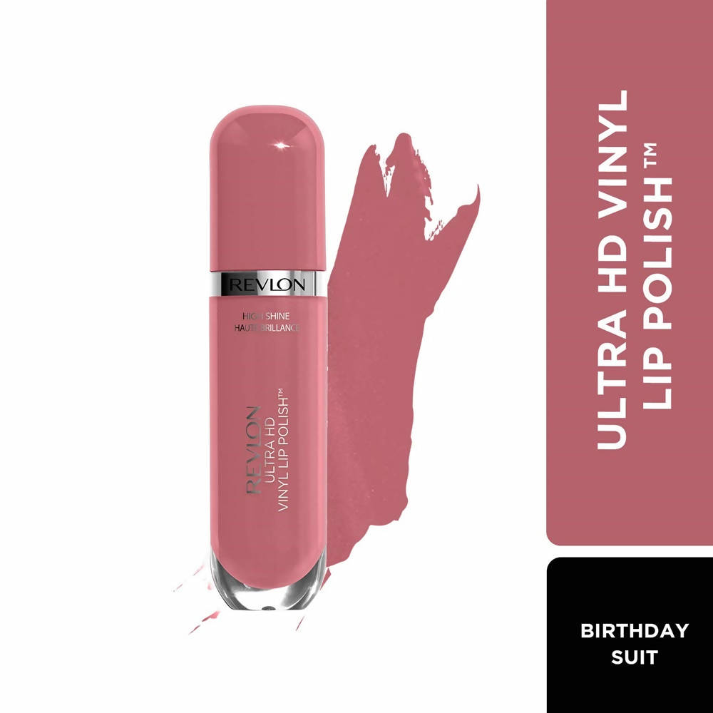 Revlon High Shine Haute Brillance Ultra Hd Vinyl Lip Polish - Birthday Suit - Swadesiicart