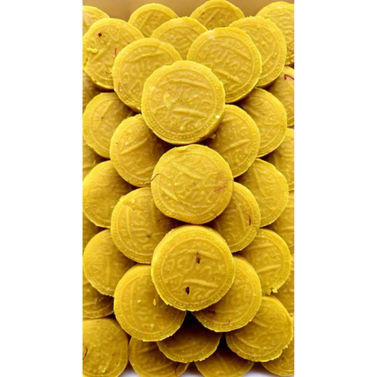 Hameedi Confectioners Zafrani Badam Ashrafi | Swadesiicart