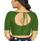 Aastha Fashion Women's Mehendi Art Silk Designer Traditional Readymade Blouse