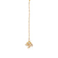 Ruby Raang Gold Square with Pearls Kundan Maang Tikka | Swadesiicart