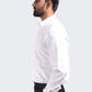 Xkind Men's White Dobby Self Stripe Slim Fit Shirt | Swadesiicart