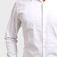 Xkind Men's White Dobby Self Stripe Slim Fit Shirt | Swadesiicart