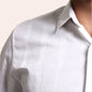 Xkind Men's White Dobby Self Stripe Slim Fit Shirt | Swadesiicart